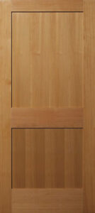 2 Flat Panel Douglas Fir Shaker Door